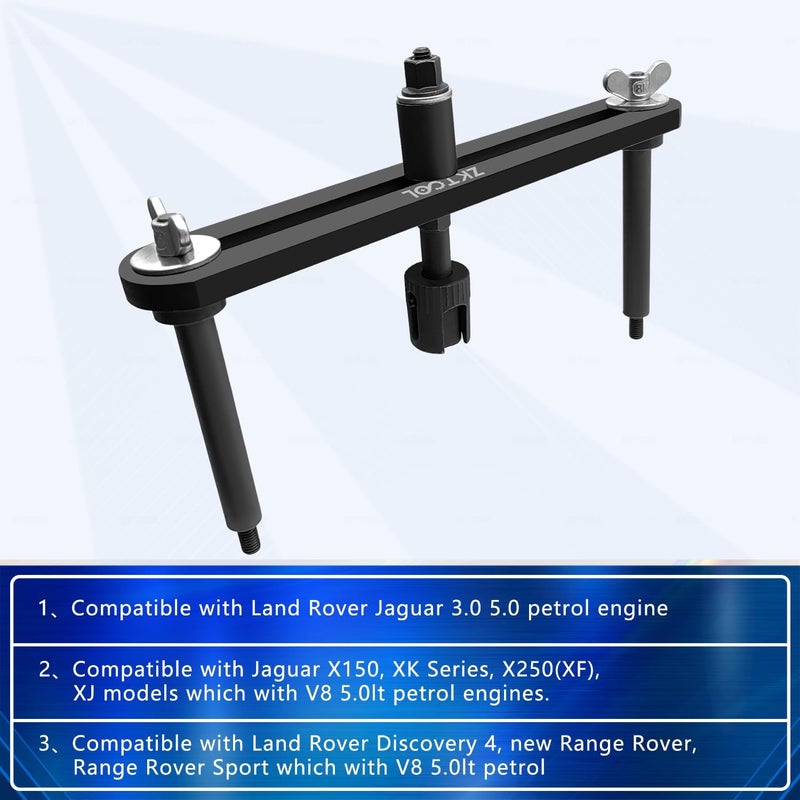 ZKTOOL New Upgraded Version Fuel Injector Puller Removal Tool Compatible with Land Rover Jaguar 3.0L 5.0L Gasoline Engine, Easily Remove Fuel Injectors Without Damage, Replaceable 310-197 - Image 2